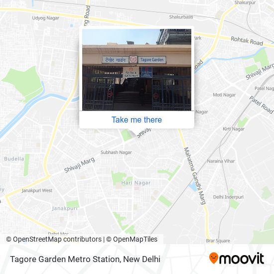 Tagore Garden Metro Station Map Galoyffepdicbm