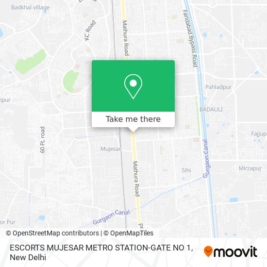 ESCORTS MUJESAR METRO STATION-GATE NO 1 map