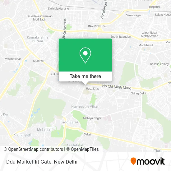 Dda Market-Iit Gate map