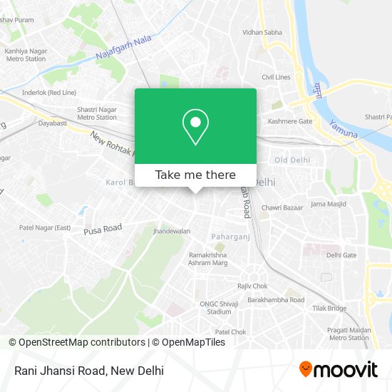 Rani Jhansi Road map