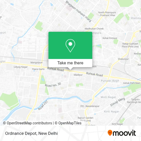 Ordnance Depot map