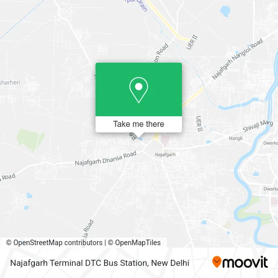 Najafgarh Terminal DTC Bus Station map