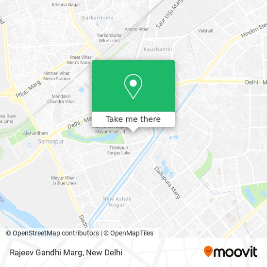 Rajeev Gandhi Marg map