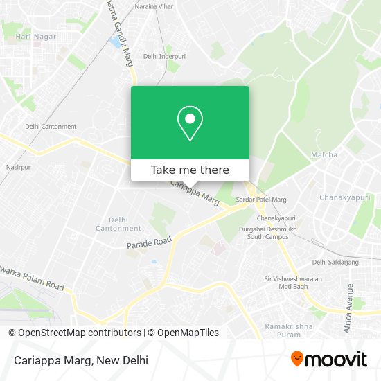 Cariappa Marg map