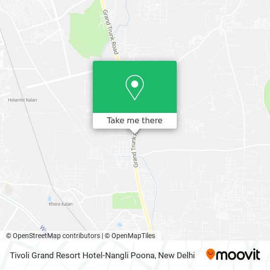Tivoli Grand Resort Hotel-Nangli Poona map