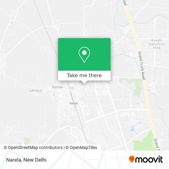 Narela map