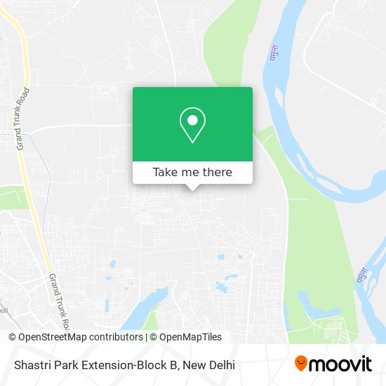 Shastri Park Extension-Block B map