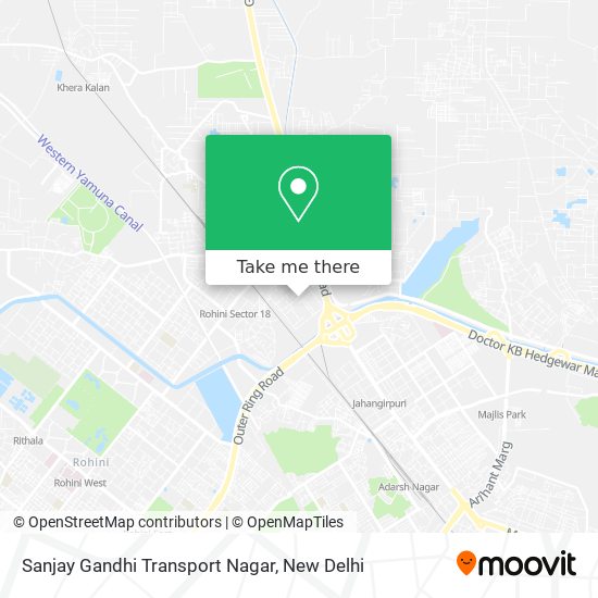 Sanjay Gandhi Transport Nagar map