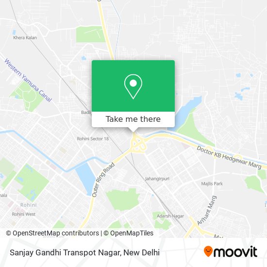 Sanjay Gandhi Transpot Nagar map