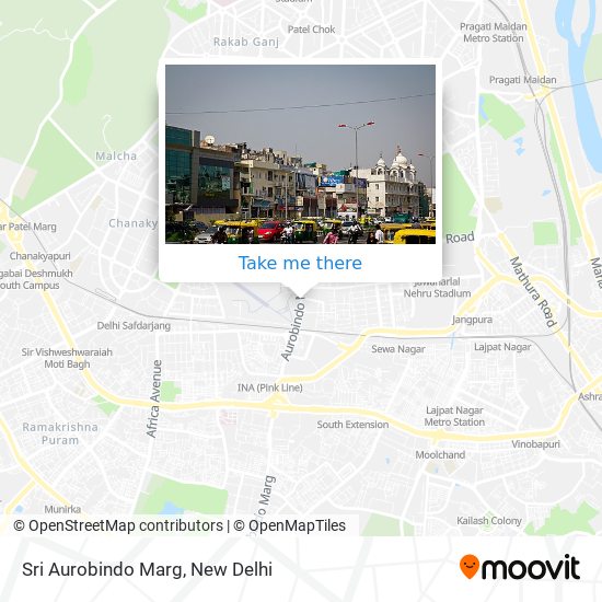 Sri Aurobindo Marg map