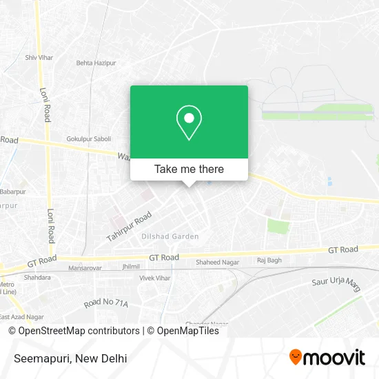 Seemapuri map