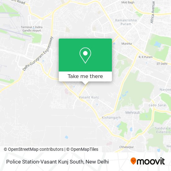 Police Station-Vasant Kunj South map