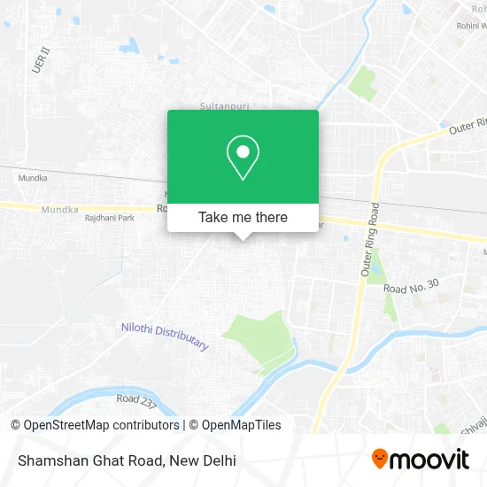 Shamshan Ghat Road map