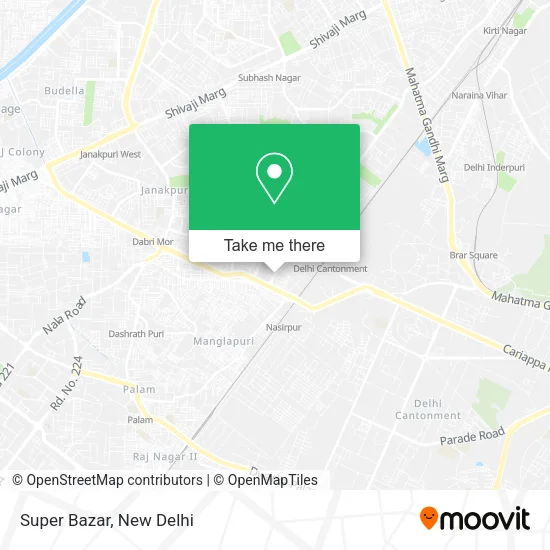 Super Bazar map
