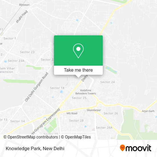 Knowledge Park map