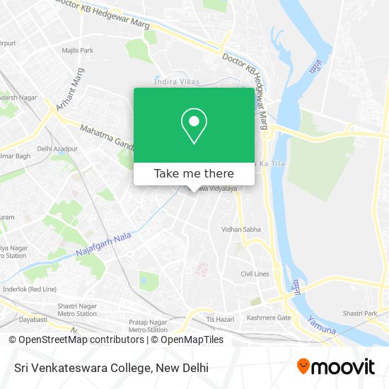 Sri Venkateswara College map