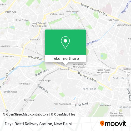 Daya Basti Railway Station map