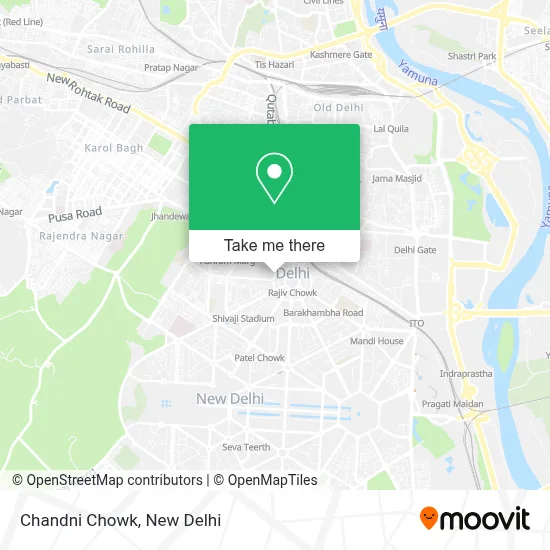 Chandni Chowk map