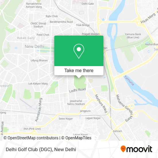 Delhi Golf Club (DGC) map