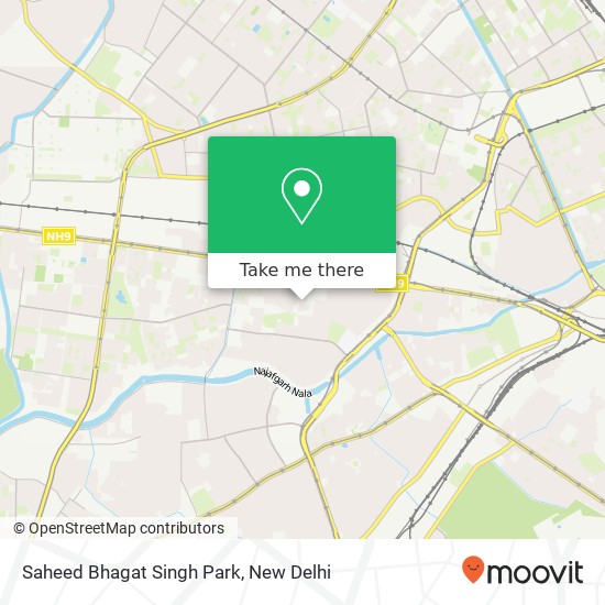 Saheed Bhagat Singh Park map