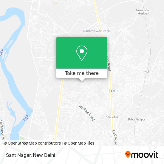 Sant Nagar map