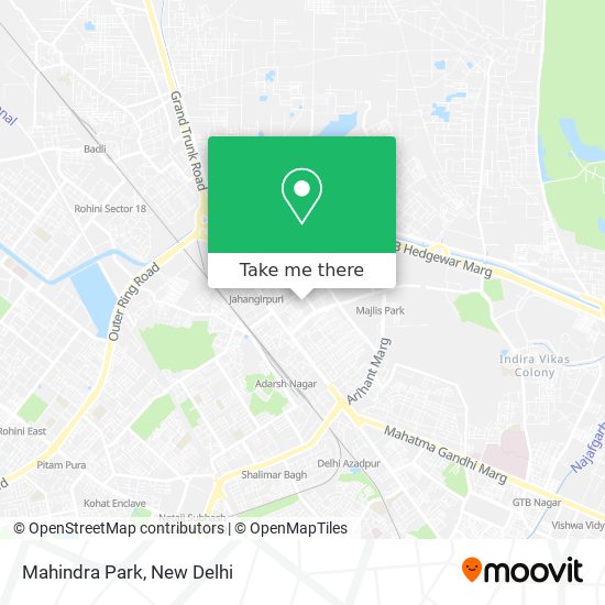 Mahindra Park map