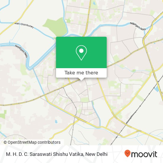M. H. D. C. Saraswati Shishu Vatika map