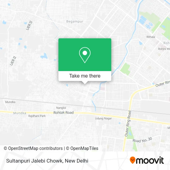 Sultanpuri Jalebi Chowk map