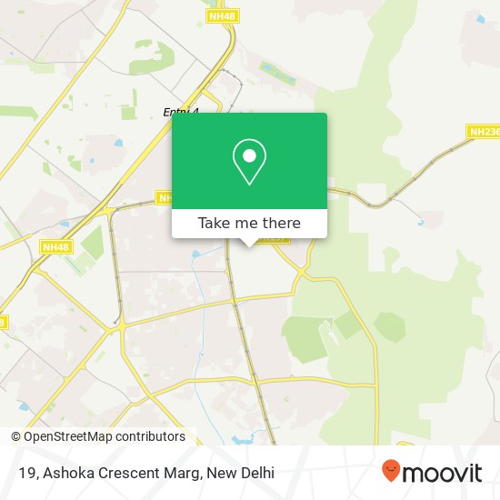 19, Ashoka Crescent Marg map