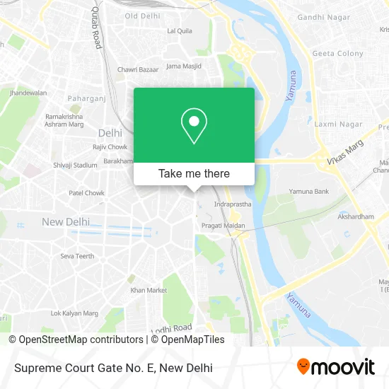 Supreme Court Gate No. E map