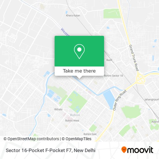 Sector 16-Pocket F-Pocket F7 map