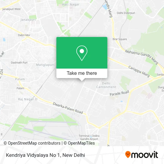 Kendriya Vidyalaya No 1 map