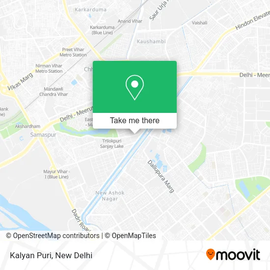 Kalyan Puri map