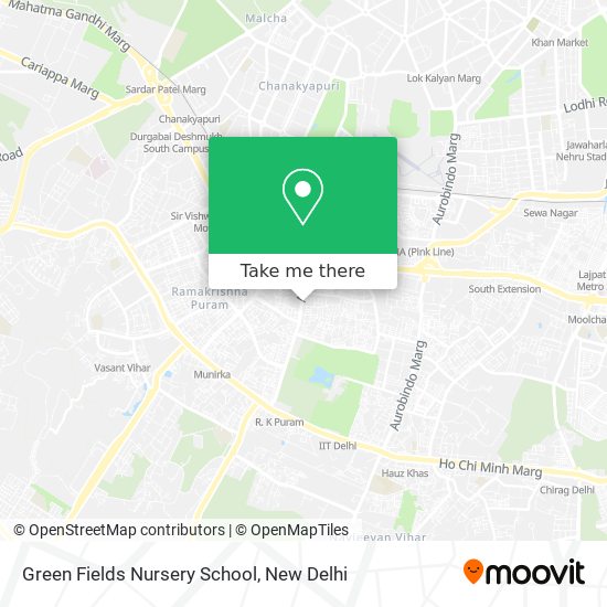 Green Fields Nursery School map