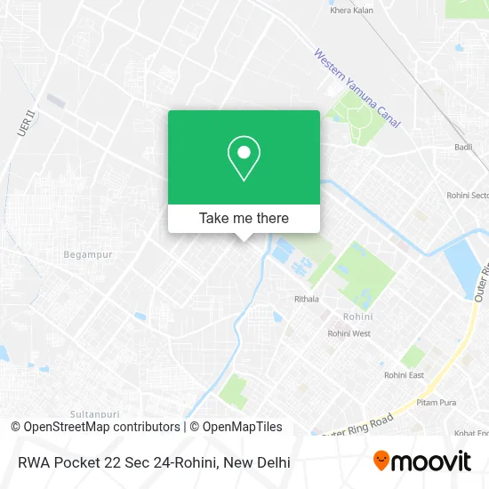 RWA POCKET 22 SEC 24-ROHINI map