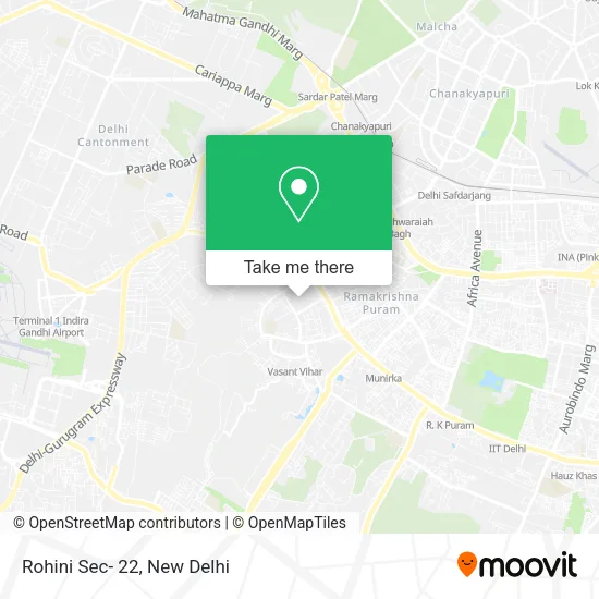 Rohini Sec- 22 map