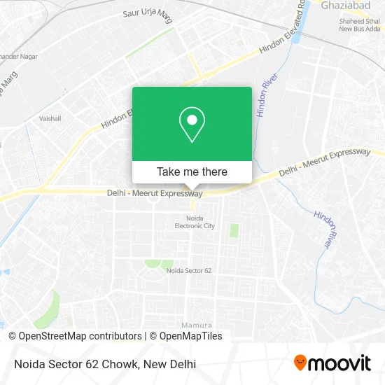 Noida Sector 62 Chowk map