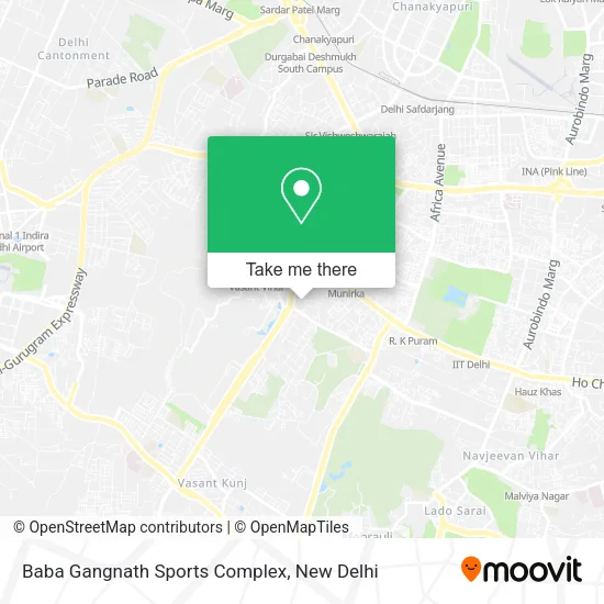 Baba Gangnath Sports Complex map