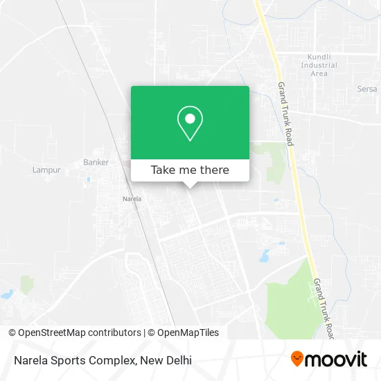 Narela Sports Complex map
