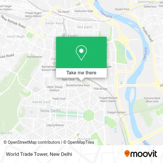 World Trade Tower map