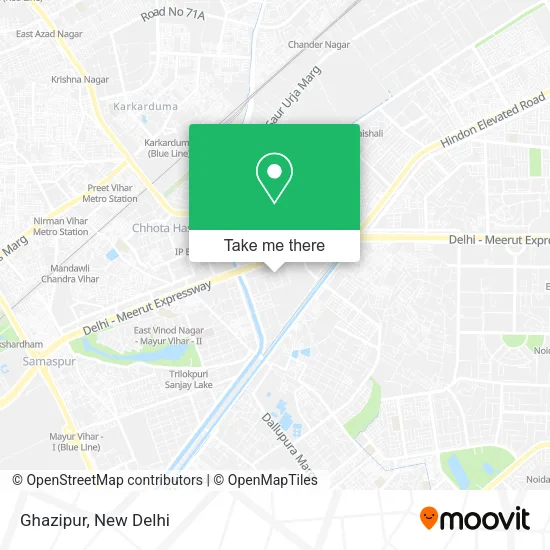 Ghazipur map