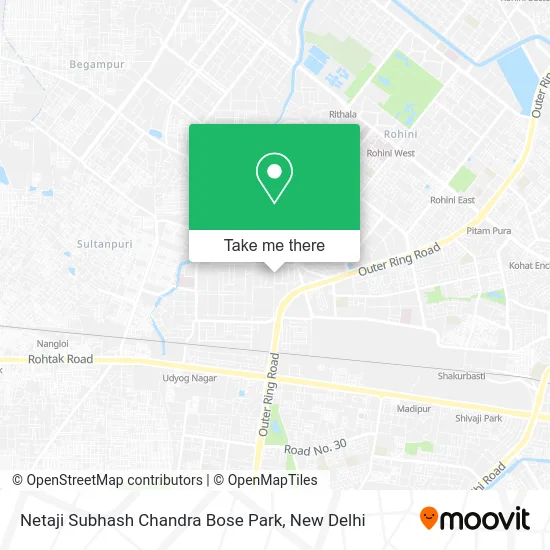 Netaji Subhash Chandra Bose Park map