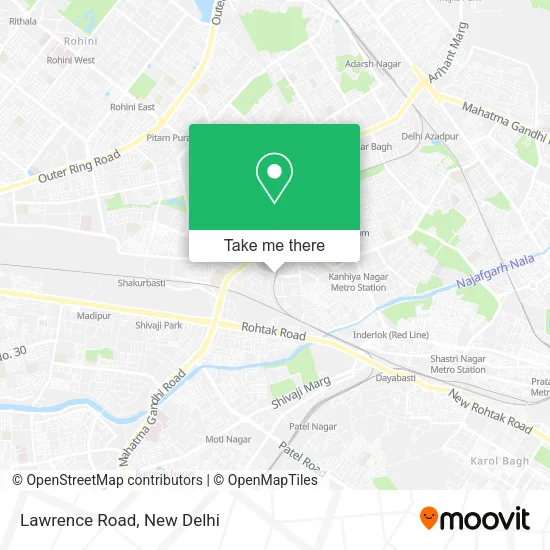 Lawrence Road map