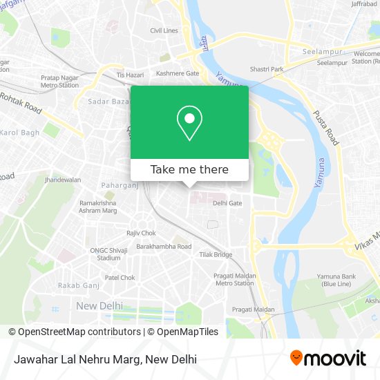 Jawahar Lal Nehru Marg map