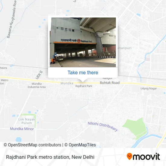 Rajdhani Park metro station map