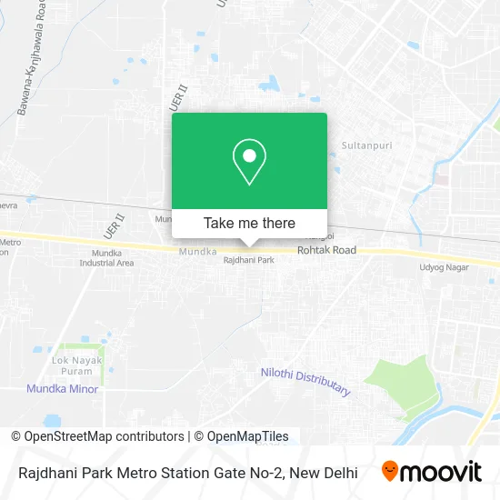 Rajdhani Park Metro Station Gate No-2 map