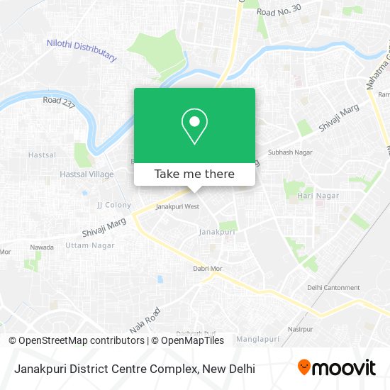 Janakpuri District Centre Complex map