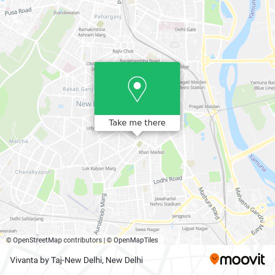 Vivanta by Taj-New Delhi map