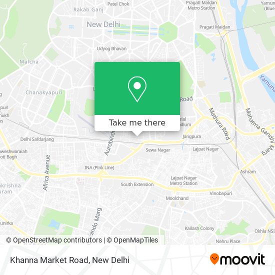 Khanna Market Road map