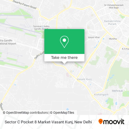Sector C Pocket 8 Market-Vasant Kunj map